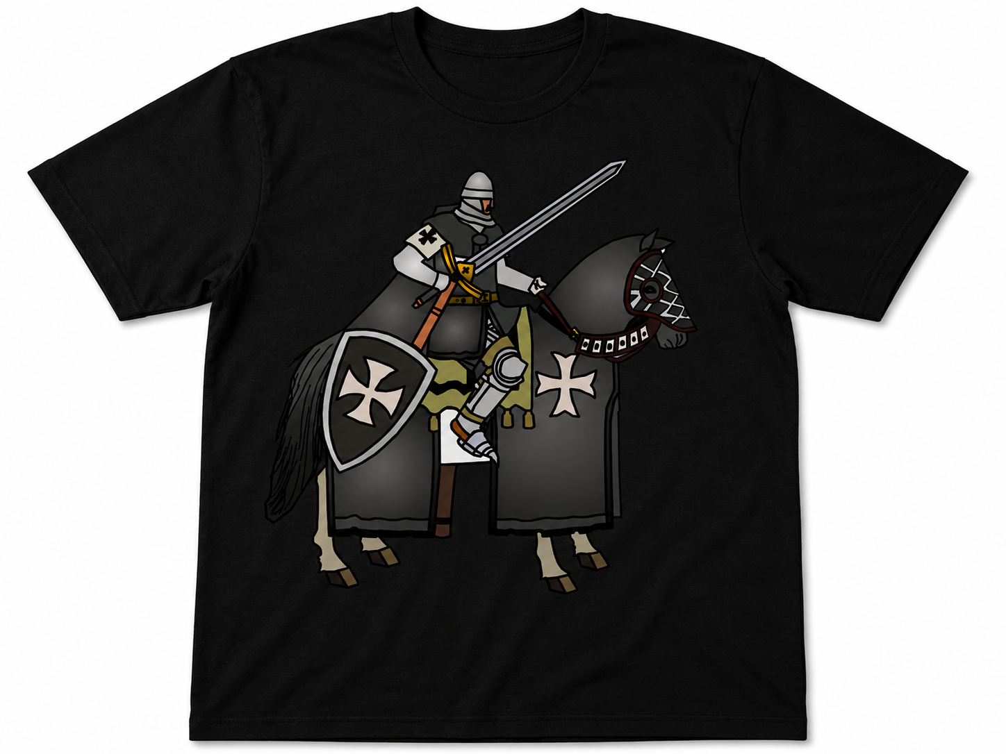 Knight Hospitaller on Horse Back